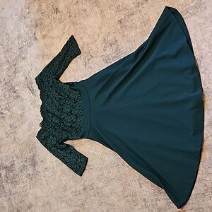 Emerald Green Formal Dress